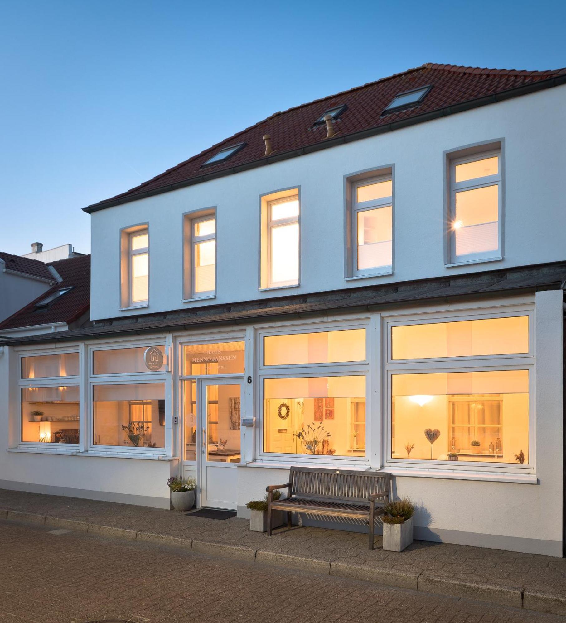 Haus Menno Janssen - Doppelzimmer Norderney Exterior photo
